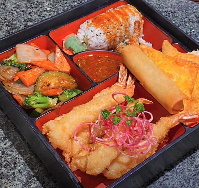 Shrimp Tempura Bento Box.